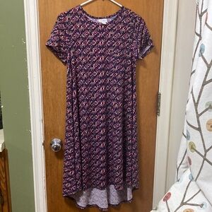 LulaRoe dress XS with short sleeves